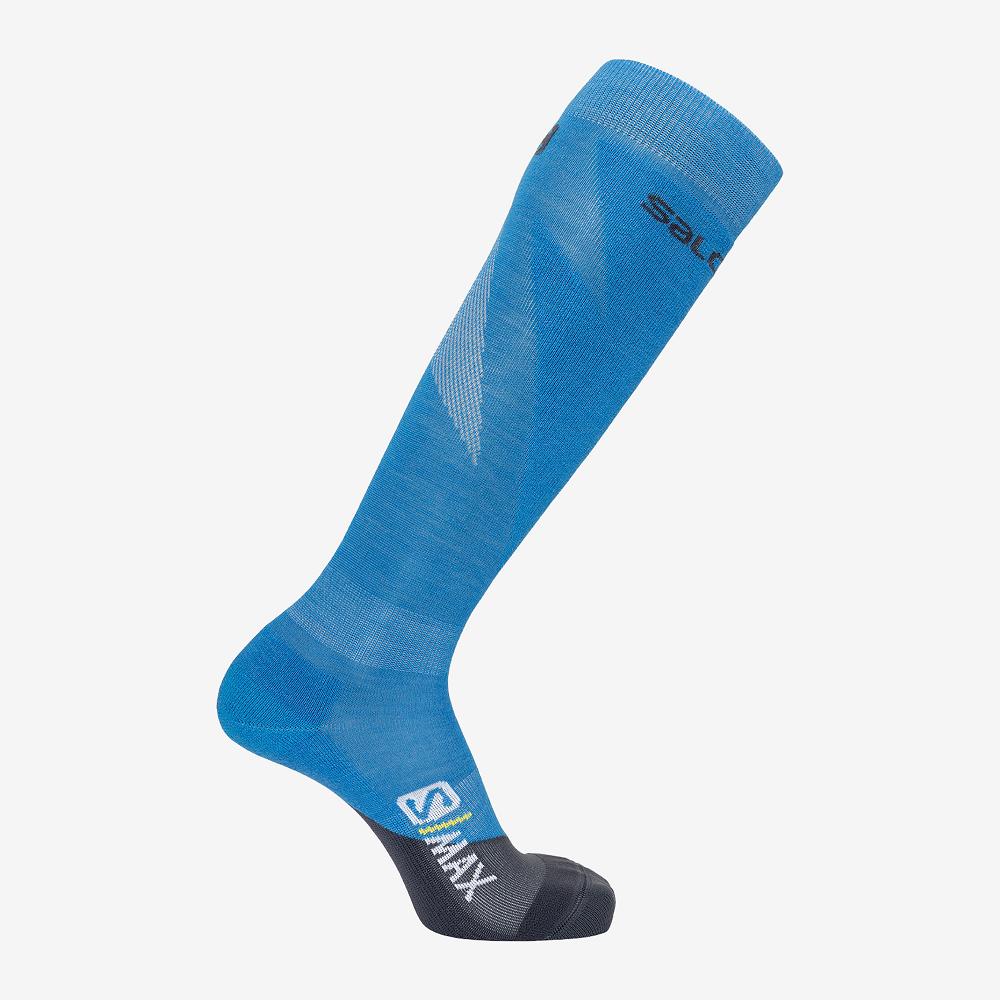 Chaussettes Salomon Homme Bleu - Salomon S MAX M - France (3092-CWGYA)